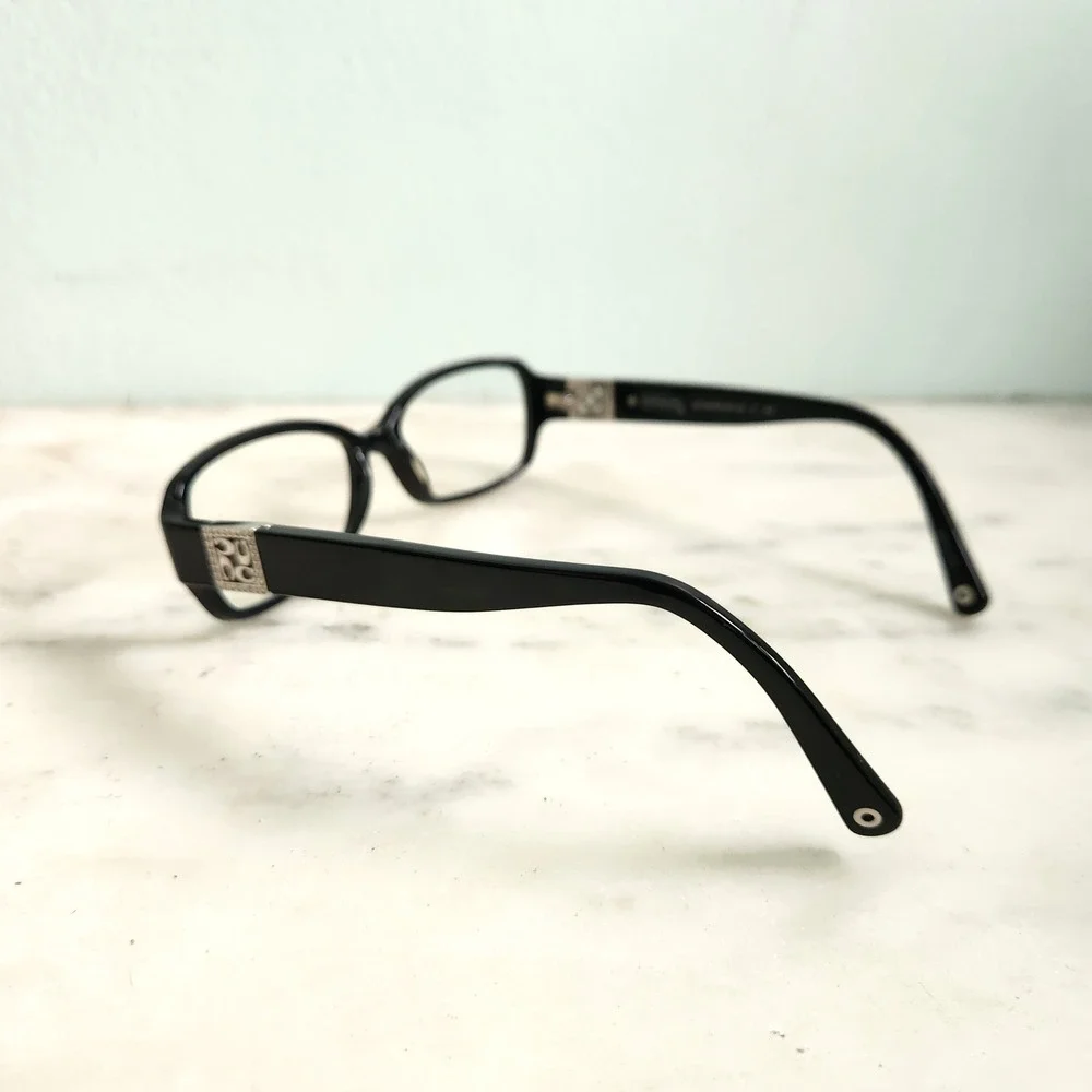 Vintage‎ Coach HC 6007B Gloria Black Eyeglasses Frames Women Y2K
